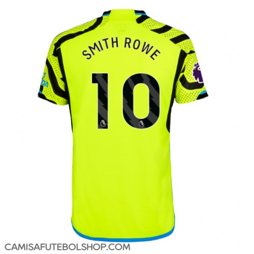 Camisa de time de futebol Arsenal Emile Smith Rowe #10 Replicas 2º Equipamento 2023-24 Manga Curta